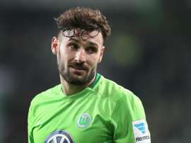 Daniel Caligiuri during a match with Wolfsburg. Goal