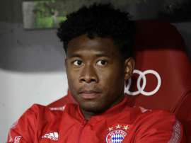 Alaba will miss the clash with Red Star due to a thigh injury. GOAL