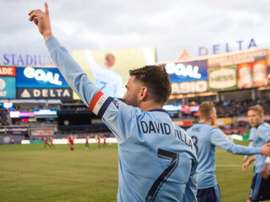 Villa popped up with a brace for New York. GOAL