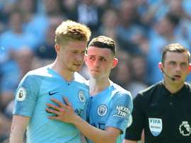 De Bruyne won't get to help out for Derby. GOAL