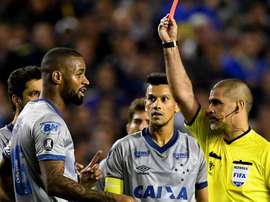 Dede Eber Aquino vermelho Boca Cruzeiro Libertadores. Goal