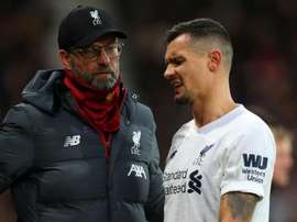 Klopp hoping Lovren injury is just cramp. AFP