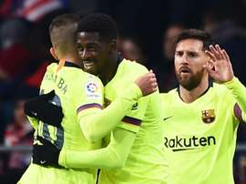 Dembele and Coutinho pictured. GOAL