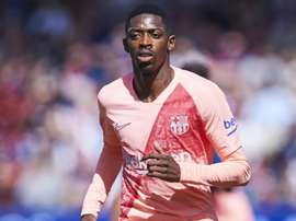 Ousmane Dembele for Barcelona. GOAL