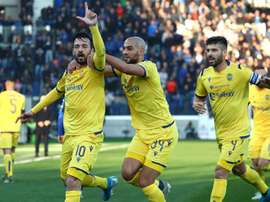 Di Carmine segna con due palloni in campo. Goal
