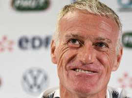 Deschamps sur Evra. afp