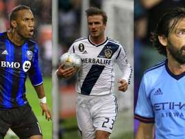 Drogba, Beckham and Pirlo have all enjoyed spells in the MLS. GOAL