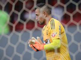 Diego Alves avalia estreia do Fla na Libertadores.