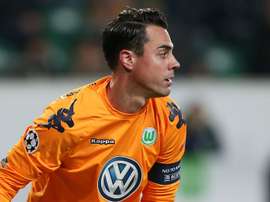 Diego Benaglio, lors d'un match de Bundesliga avec Wolfsbourg. AFP