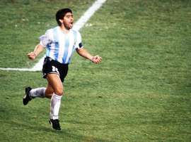 Hernan Crespo was in tears when remembering Diego Maradona. GOAL