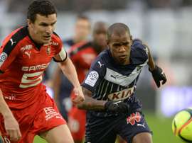 Diego Rolan et Romain Danze, Bordeaux-Rennes, Ligue. GOAL