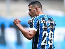 Diego Souza já tem data marcada para se aposentar e deverá ser pelo Grêmio. AFP