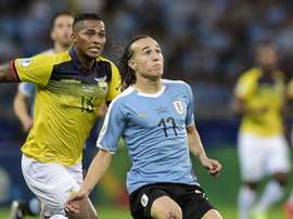 Diego Laxalt expects a tough game against Japan in Porto Alegre. GOAL