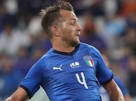 Mancini was frustrated by Criscito's red card. GOAL
