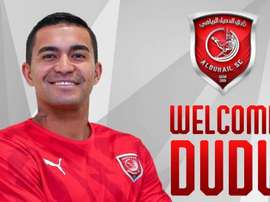 Dudu foi oficializado como reforço do Al-Duhail. Al-Duhail
