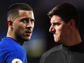 Courtois na torcida por Hazard. Goal