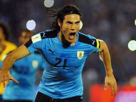 O 'Canibal' Edinson Cavani, centroavante do Urugai. Goal