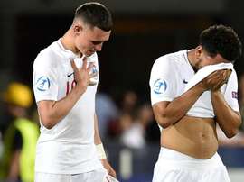 England slipped to defeat thanks to two late goals. GOAL