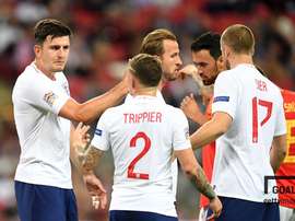 england spain. Goal