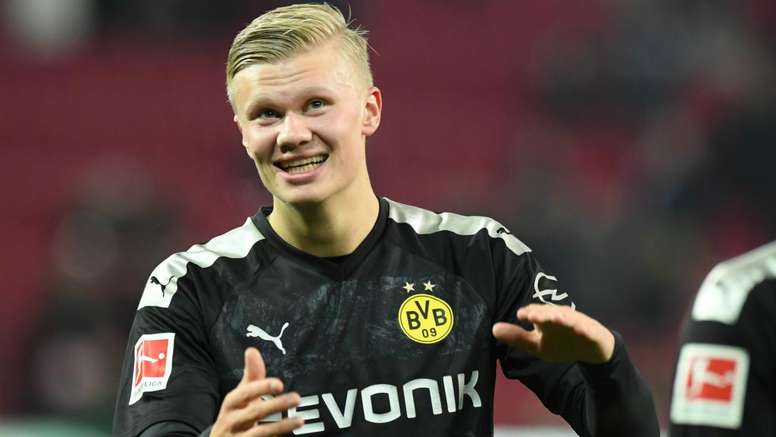 It Was A Good Day Hat Trick Hero Haaland Savours Dortmund Debut Besoccer