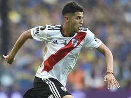 Exequiel Palacios is set to start in Sunday's Superclasico. GOAL