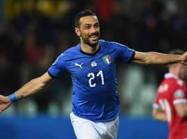 Quagliarelle became Italy's oldest ever scorer. GOAL