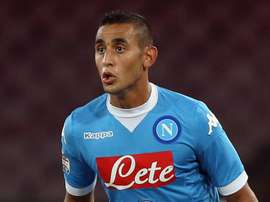 Faouzi Ghoulam in action for Napoli. Goal