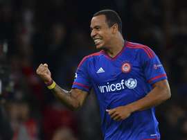 Felipe Pardo sous le maillot de l'Olympiakos Le Pirée. Goal