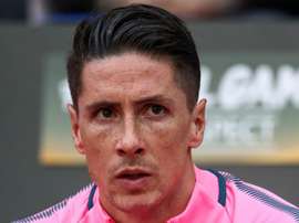 Fernando Torres was unable to end his career on a high after a 1-6 loss. GOAL