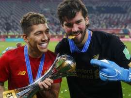 Alisson hails Firmino after Club World Cup heroics. AFP