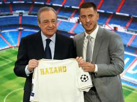 Hazard was presented as a Real player on Thursday. GOAL