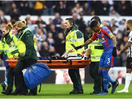 Lejeune had to be stretchered off with a knee injury. GOAL