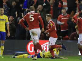 Forest claimed a surprise victory over high-flying Leeds. GOAL