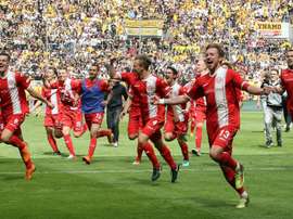 Fortuna will return to the Bundesliga. GOAL