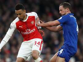 Francis Coquelin, joueur d'Arsenal, lors d'un match de Premier League. AFP