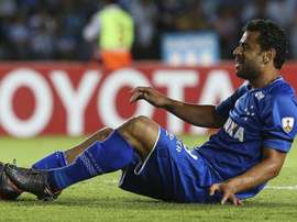 O atacante comemorou a vitória na estreia cruzeirense na Libertadores