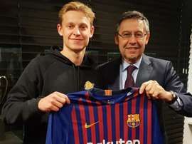 De Jong, jogador do Barcelona. Goal