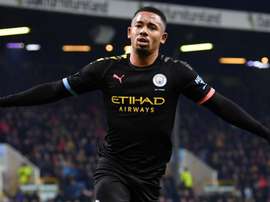 Burnley-Manchester City 1-4, les Citizens remercient Gabriel Jesus. AFP