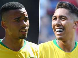 Gabriel Jesus Roberto Firmino Brazil. Goal