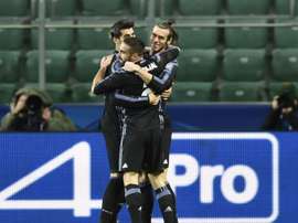 Gareth Bale et ses coéquipiers du Real Madrid en Ligue des champions. AFP