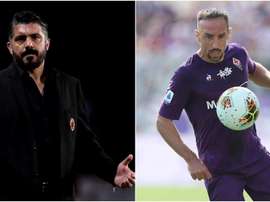 Mister Gattuso e Franck Ribery. Goal