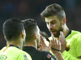 Piqué charge. Goal