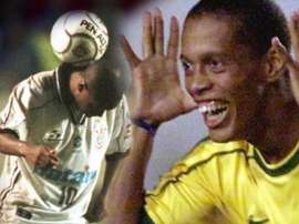 Ronaldinho Gaúcho e um golaço. EFE