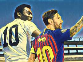 Messi e Pelé. Goal