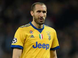 Chiellini set for two weeks out