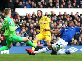 Higuain has struggled to find the back of the net. GOAL