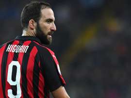 Gonzalo Higuain Milan. Goal