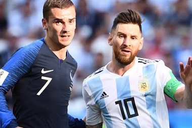 Griezmann Messi França Argentina 03 09 2018. Goal