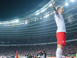 Grosicki scored one and assisted another of Poland's goals. GOAL