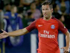 Grzegorz Krychowiak has not found a spot in PSG's team. Goal